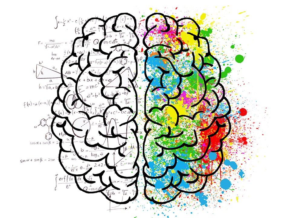 Brain, Mind, Psychology, Idea, Hearts, Love, Drawing